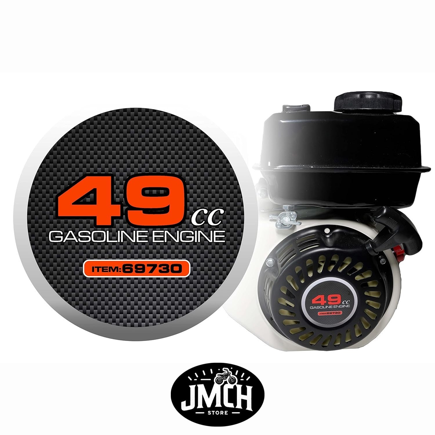 49cc Pull Recoil Starter Sticker Decal for Predator 212 Coleman CT200U Mini Bike