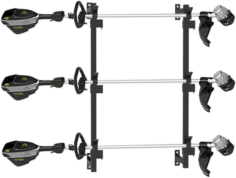3 Place Trimmer Rack for Enclosed Trailer Landscape Weedeater Rack Trailer Rack
