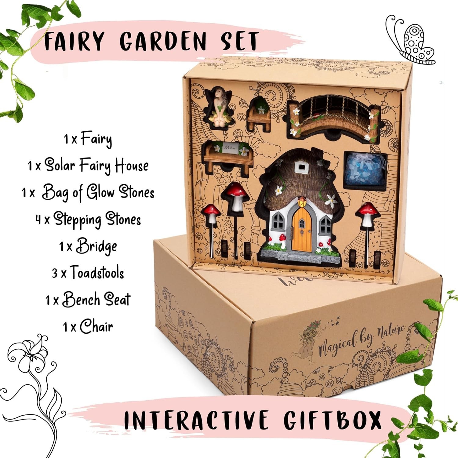 Enchanting Fairy House with LED Light