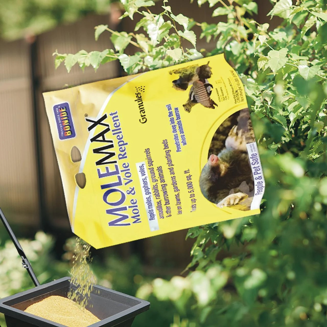 Mole Max 10 lb Mole & Vole Repellent Granules Ready-to-Use