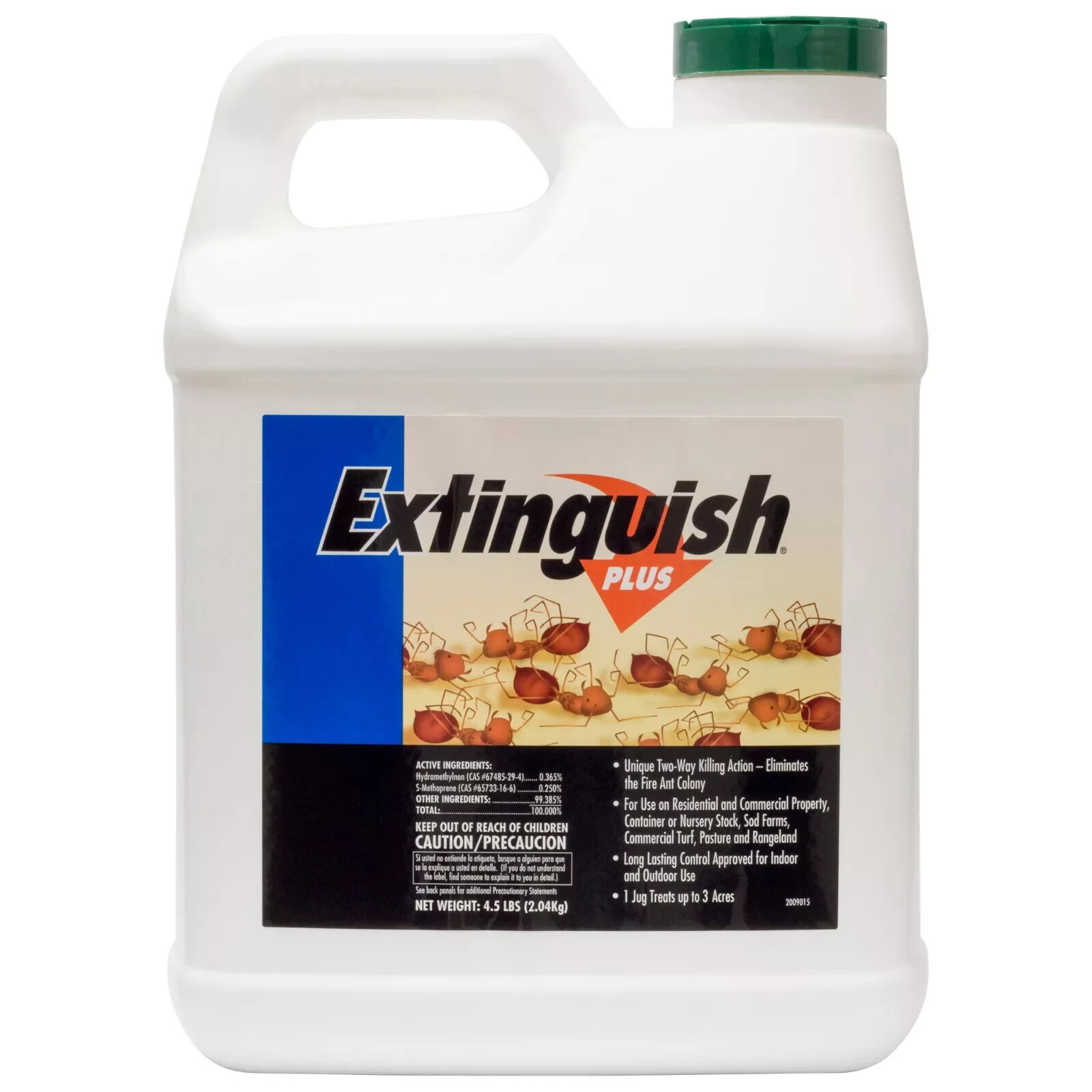 Extinguish Plus Fire Ant Baiting Granules 4.5 lb Controls Eliminates Fire Ants