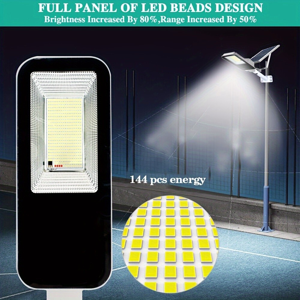 1PC 100W solar lights, outdoor lights, LED lights, IP65 waterproof
