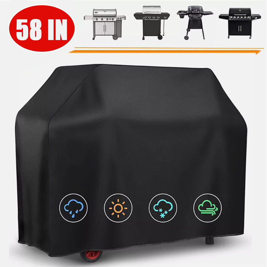 7130 Gas Grill Cover for Weber Genesis II 3 Burner Grill – 58 Inch BBQ Cover