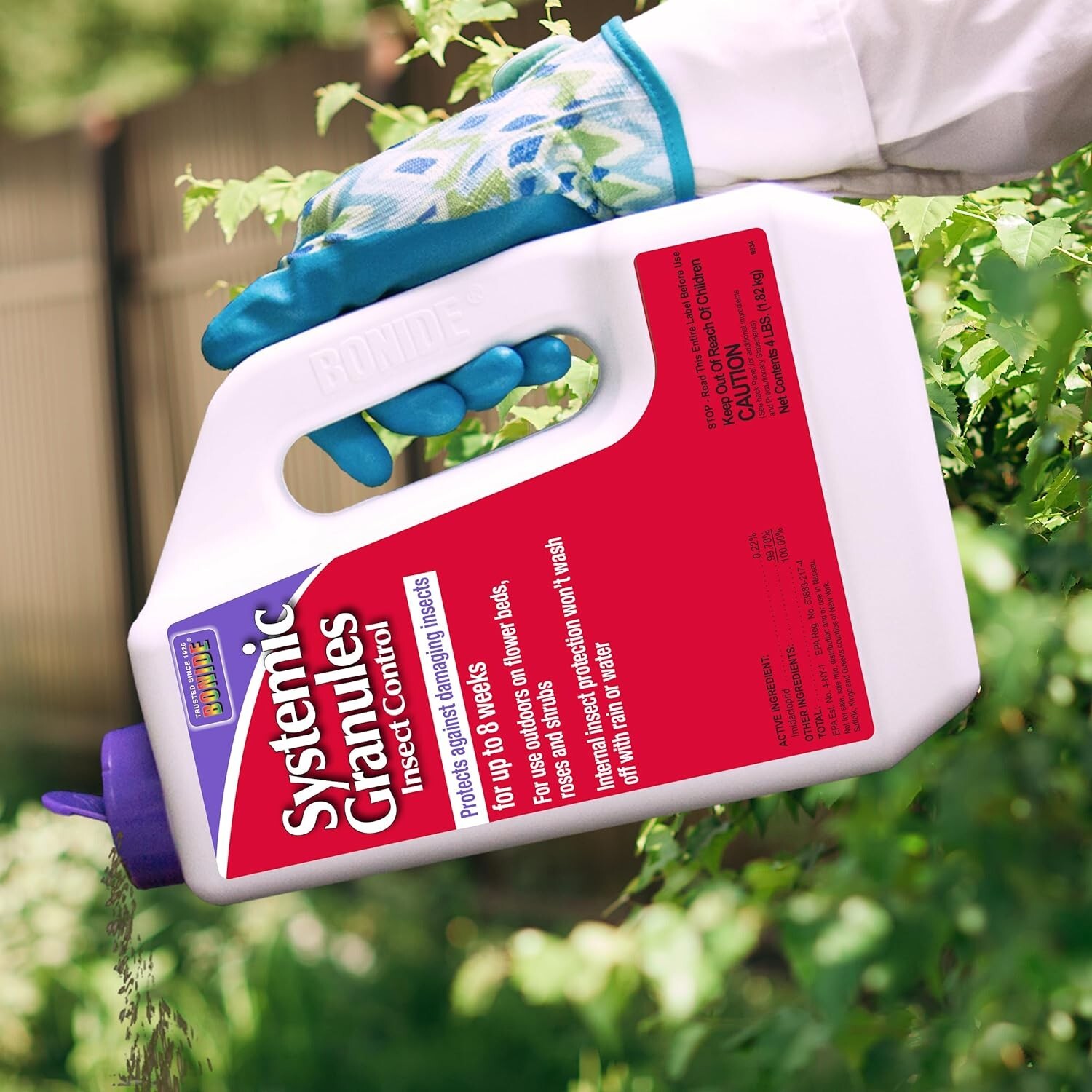 Bonide Insect Control Systemic Granules Ready-to-Use Water Resistant 4 lbs
