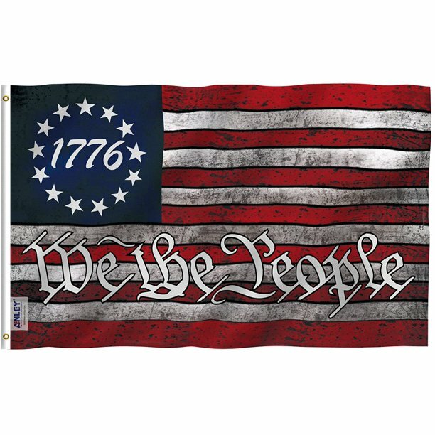 Anley We The People Flag – 1776 Vintage Betsy Ross US Constitution Flags