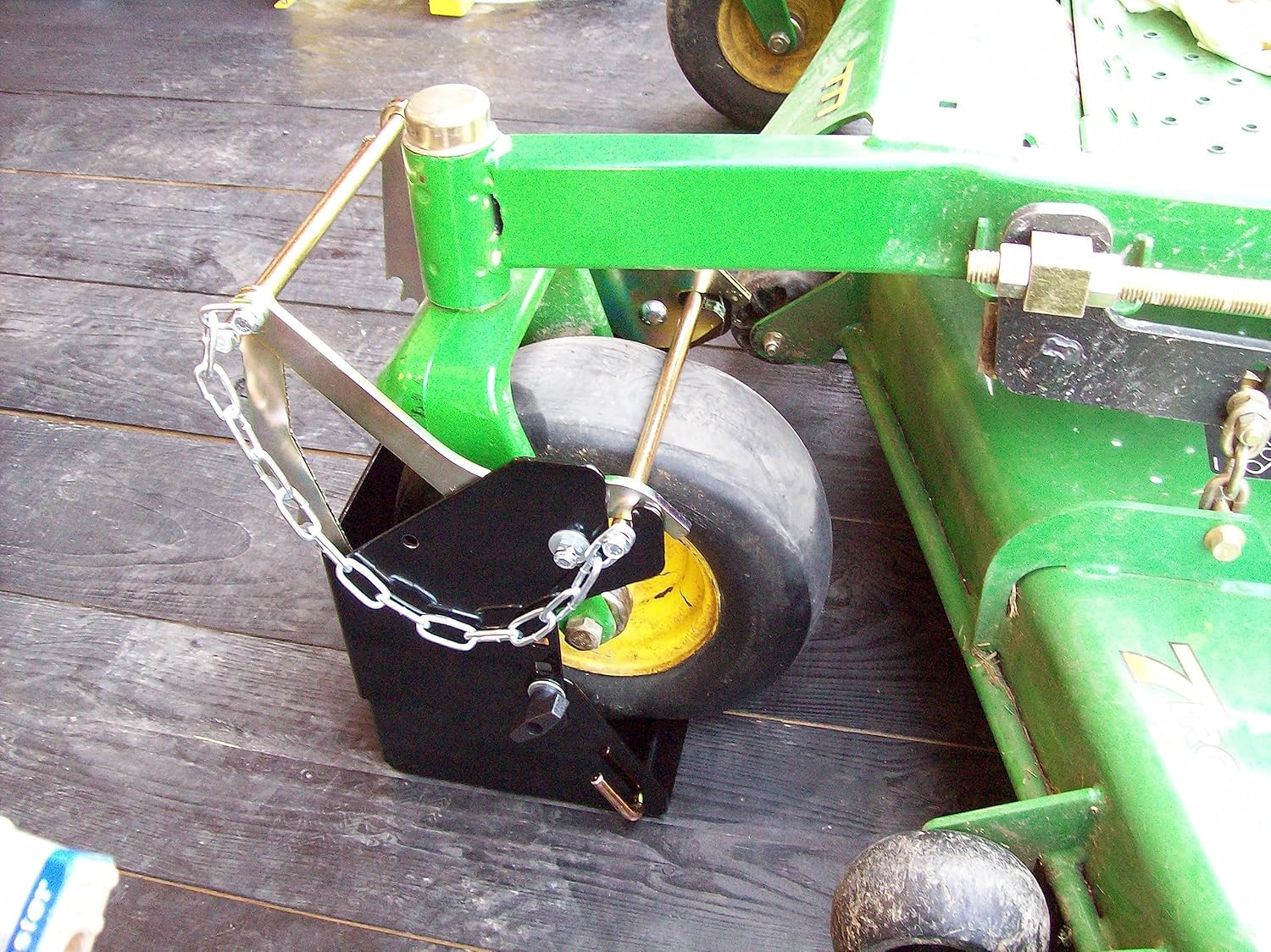 Jungle Jim’S Large Mower Holder, Caster Wheel Lockdown for Zero Turn Mowers (ZTR
