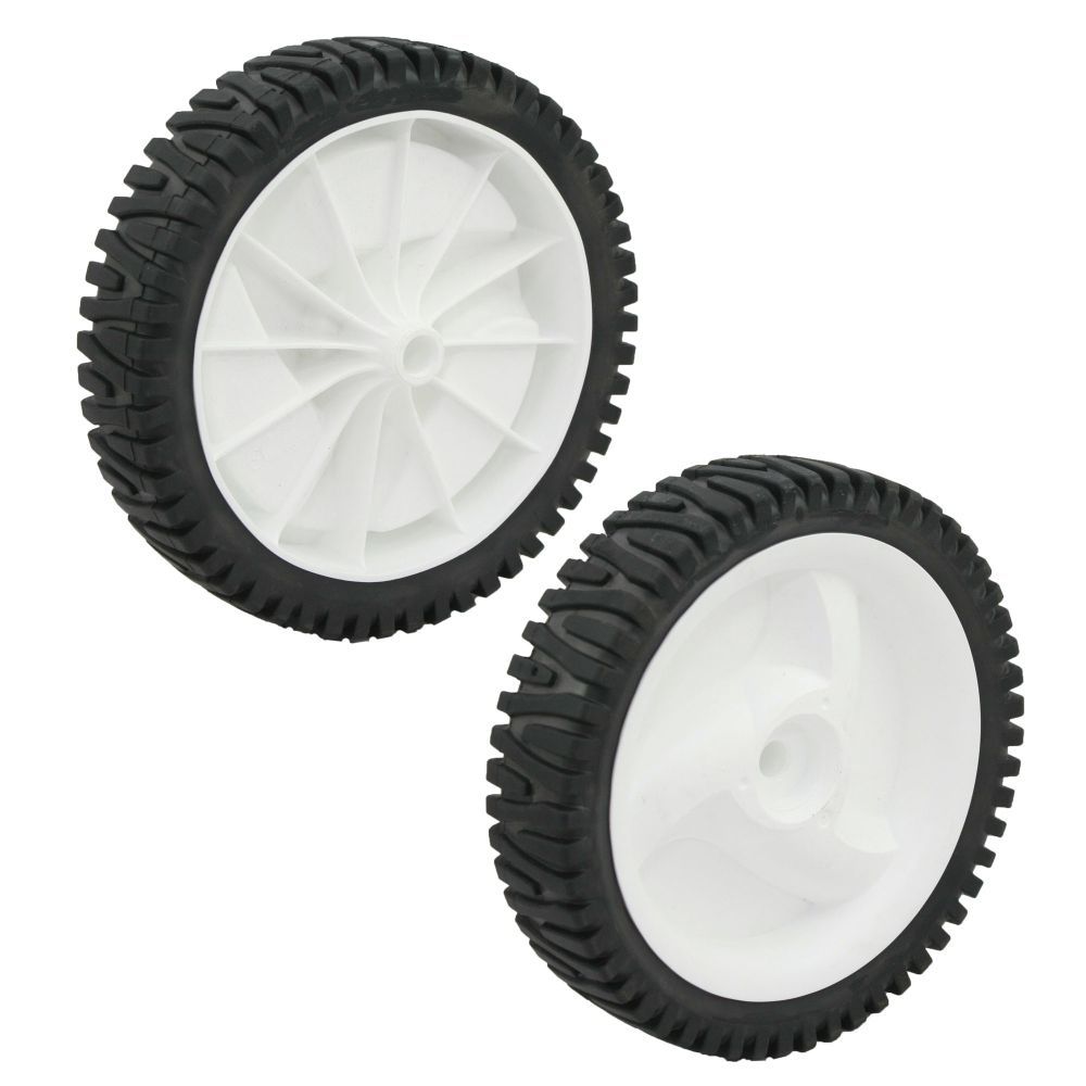 (2) TWO HUSQVARNA OEM 584465301 WHEEL/TIRE ASSEMBLY. OEM-ORIGINAL EQUIPMENT MFG.
