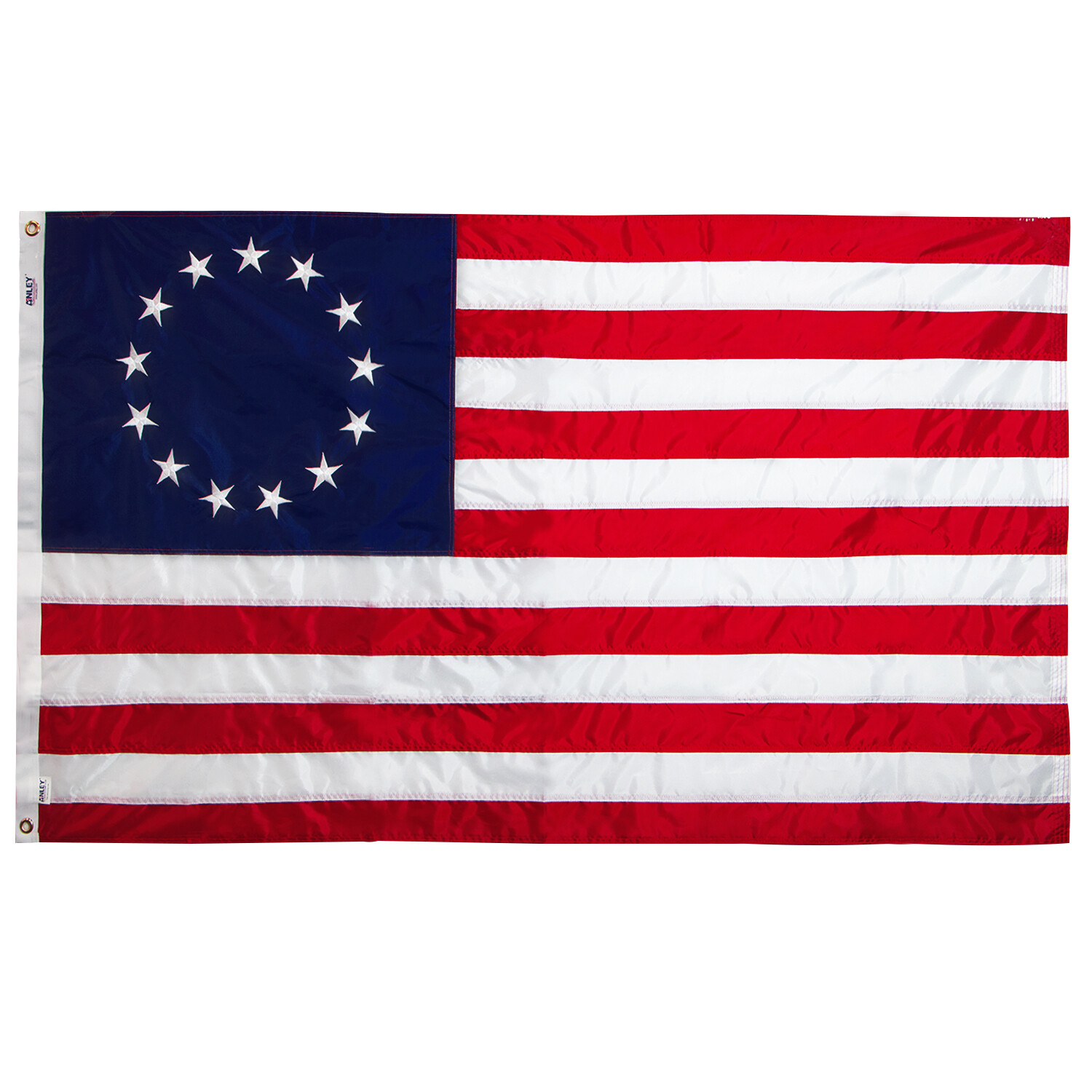 Anley EverStrong 3×5 Ft Betsy Ross American US Flag Embroidered Patriotic Banner