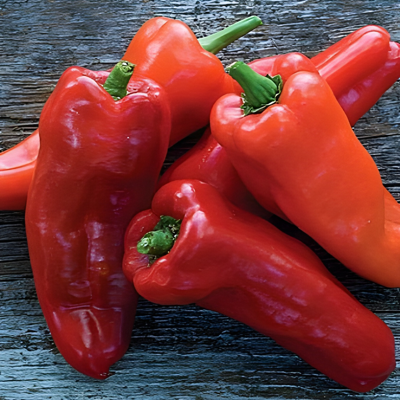 100ct Giant Red Marconi Sweet Pepper Seeds – Sweet Super Mild Heirloom Peppers
