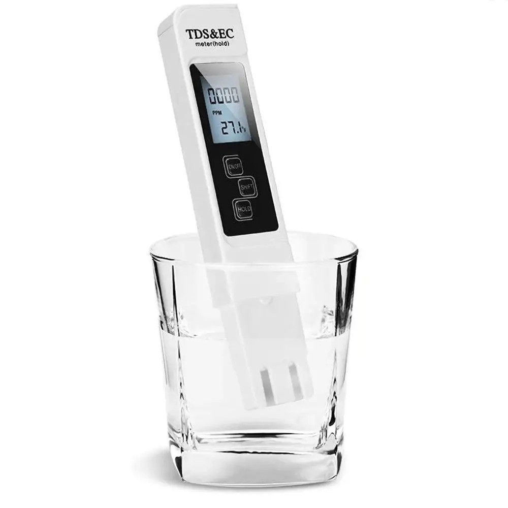2pc TDS Meter Digital Tester Water Quality Testing Kits Drinking Water 0-9990ppm