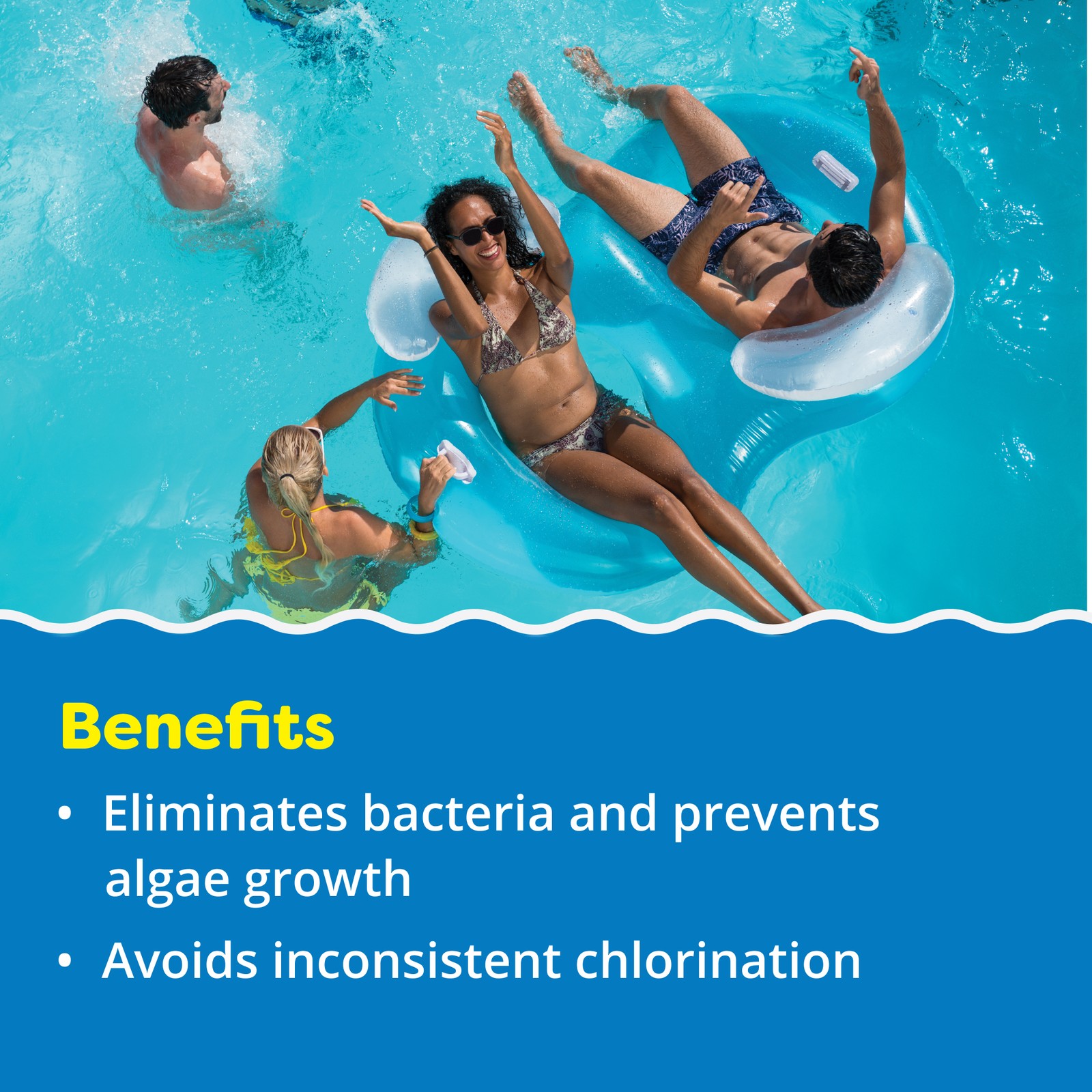 In The Swim 1 Inch Stabilized Chlorine Tablets for Pools (10, 25, 50 lbs)