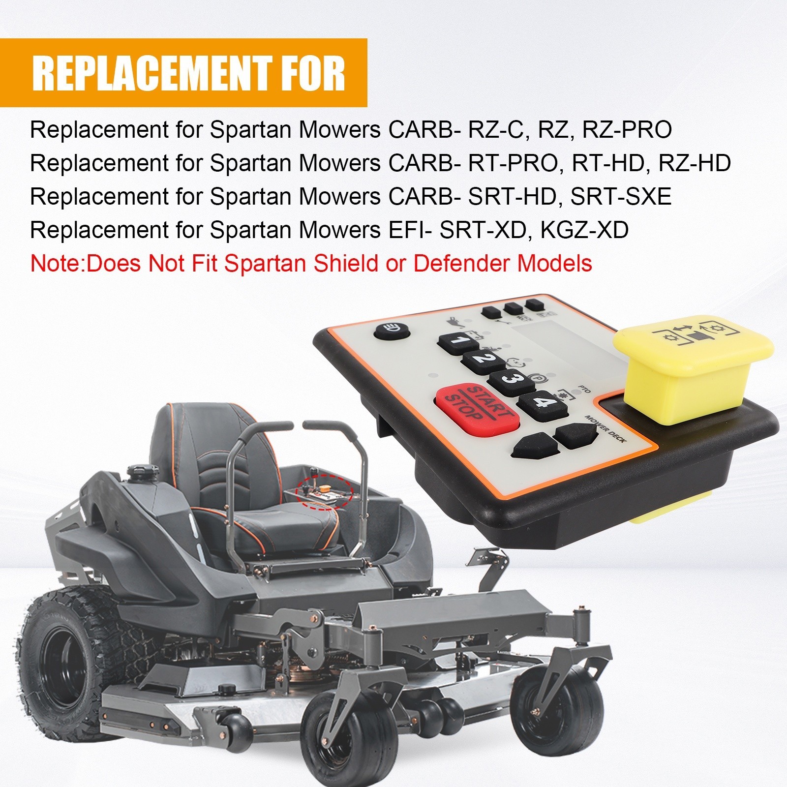Upgrade Control Console 486-0057-00, 486-0058-00 For Spartan Mower EFI & CARB