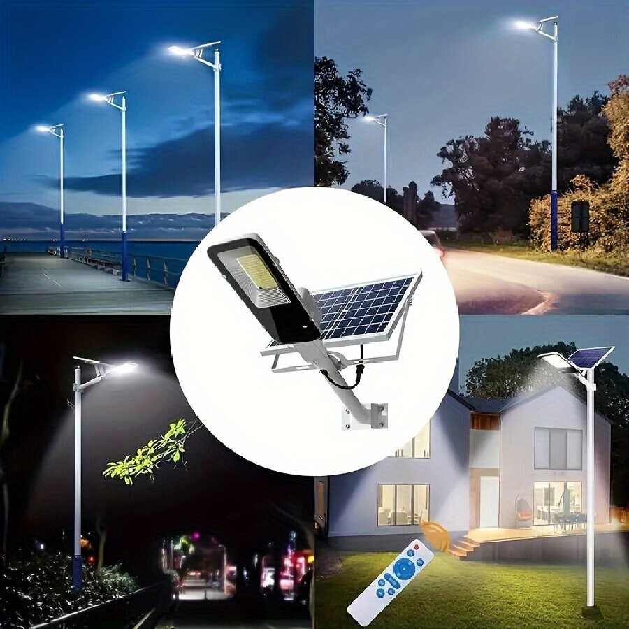 1PC 100W solar lights, outdoor lights, LED lights, IP65 waterproof