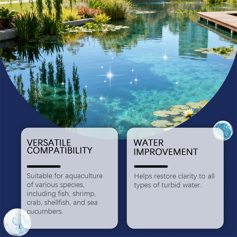 Water Clarifier Aquaculture Water Purifying Treatment Powder Pro Formula 100g