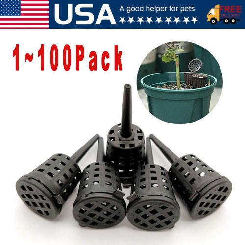 1~100pcs Bonsai Fertilizer Baskets with Lid Portable Fertilizer Mesh Baskets Lot
