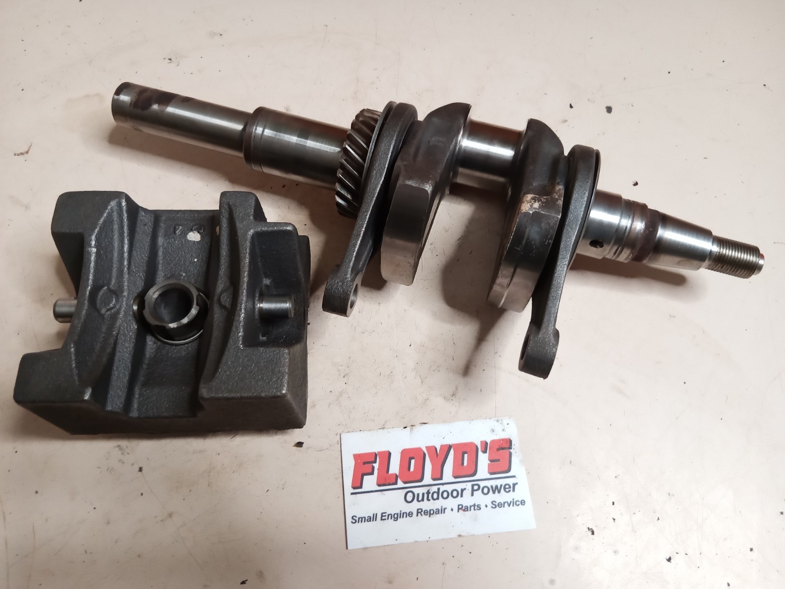 1987 John Deere 165 Hydro w/ Kawasaki FB460V Crankshaft Crank Counter Weight