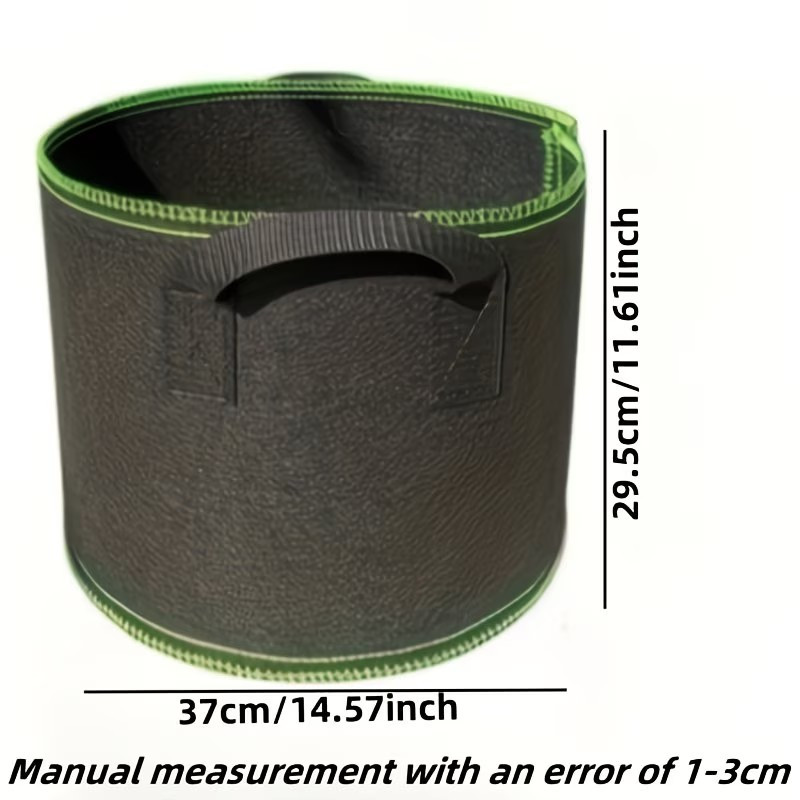 6 Pack 10 gal Grow Bags-Thickened Nonwoven Plant Fabric Pots-Handles