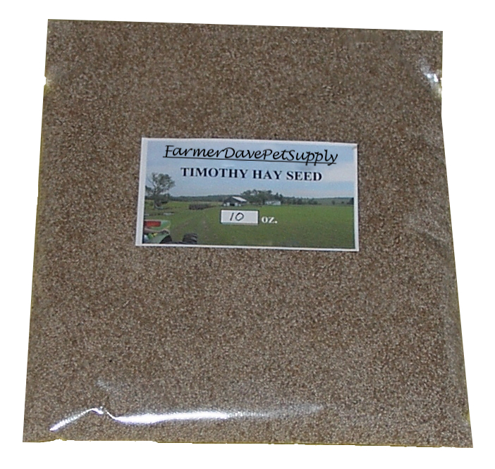 10 oz. SEED — TIMOTHY HAY — SEED