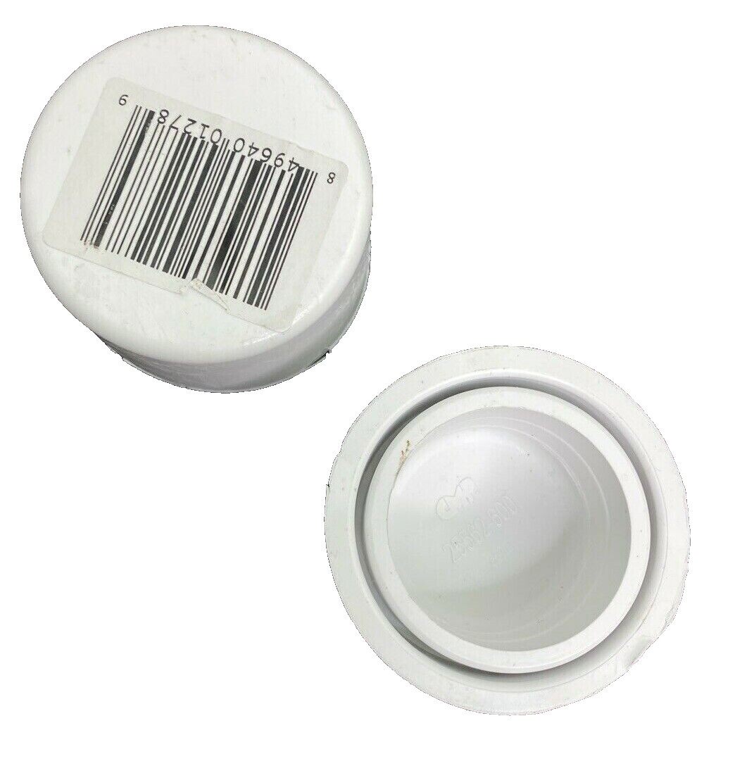 (2) Universal Swimming Pool Ladder Rubber Bumper 1.9″ OD Female White Set Of 2