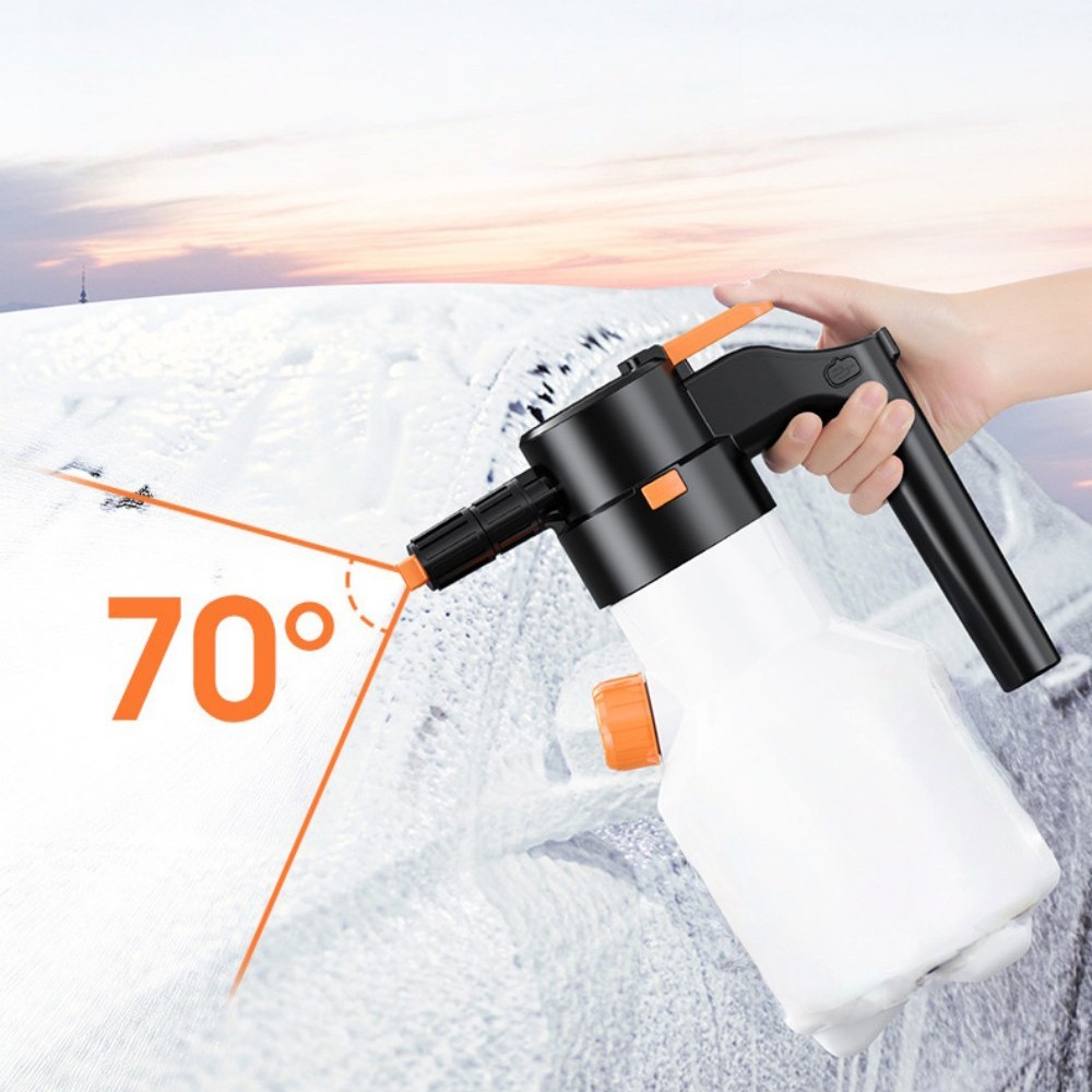 Electric Foam Sprayers 2L Pressurized Rechargeable Home Garden Car Wash Cleaning