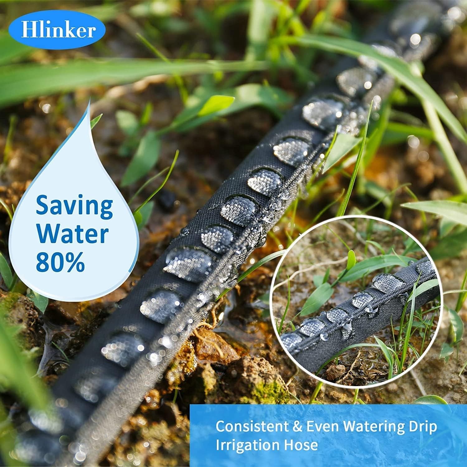 Vinyl Soaker Hose 200FT for Efficient Watering