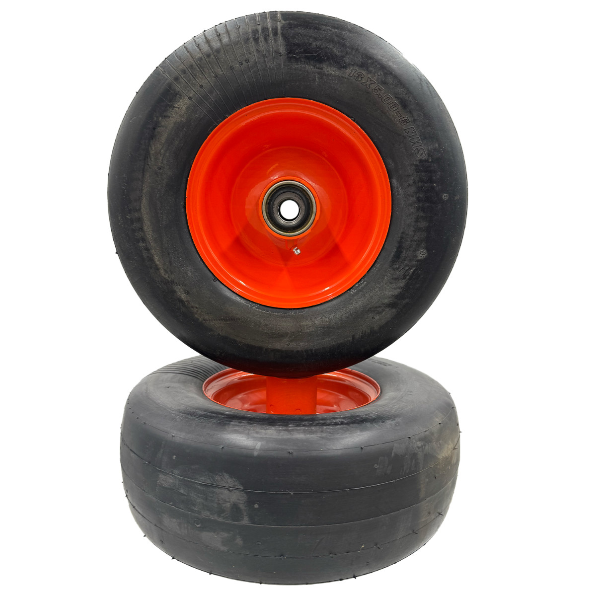 Set of 2 – 13×5.00-6 Smooth Wheel Assembly – Compatible with Z411KW, Z421KW