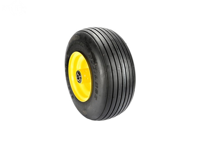 Caster Wheel Assembly John Deere TCA19309.13×6.50×6 flat free, rib tread(-16659)