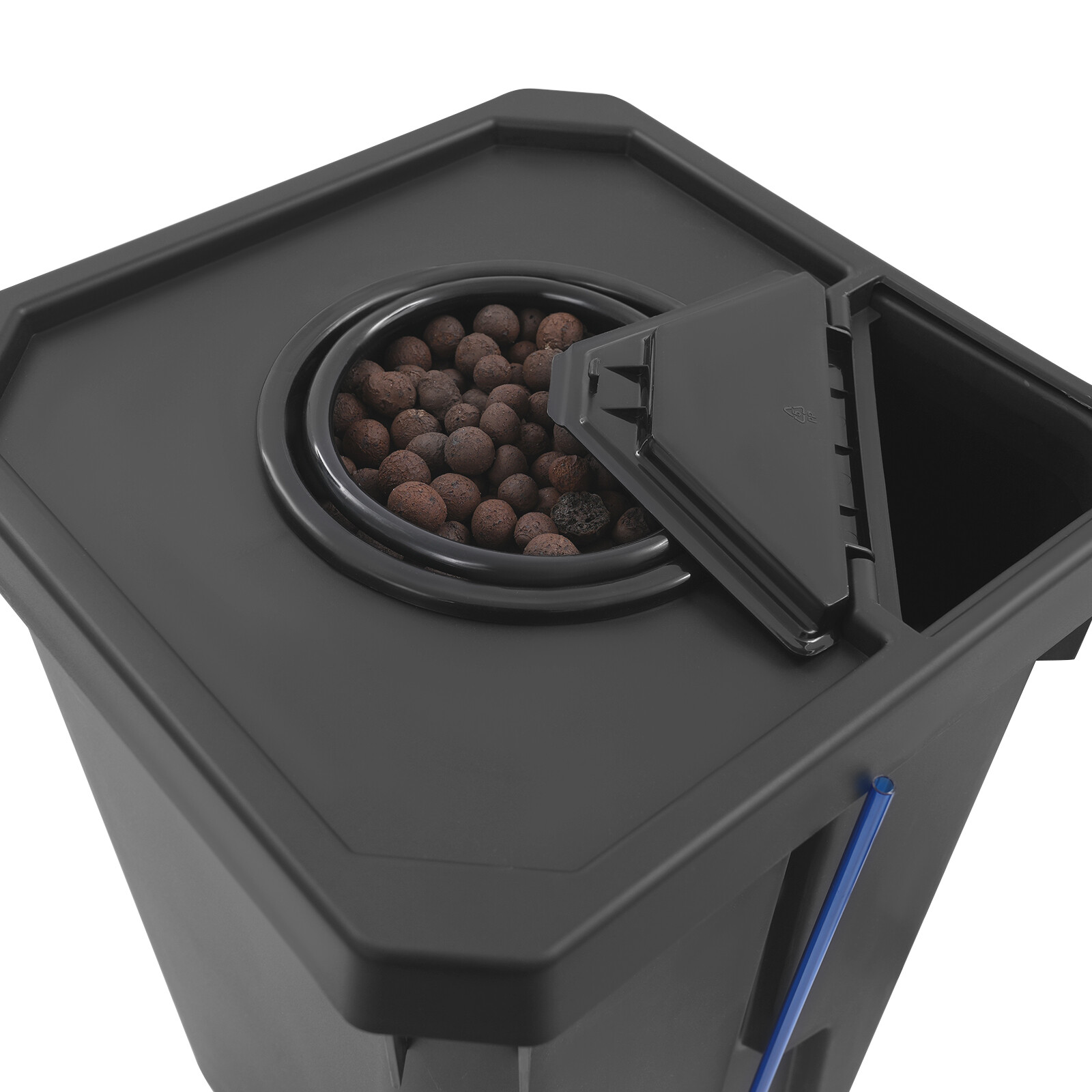 2-Bucket Hydroponics Growing System, 7.13Gal DWC Deep Water Culture with Top Dri