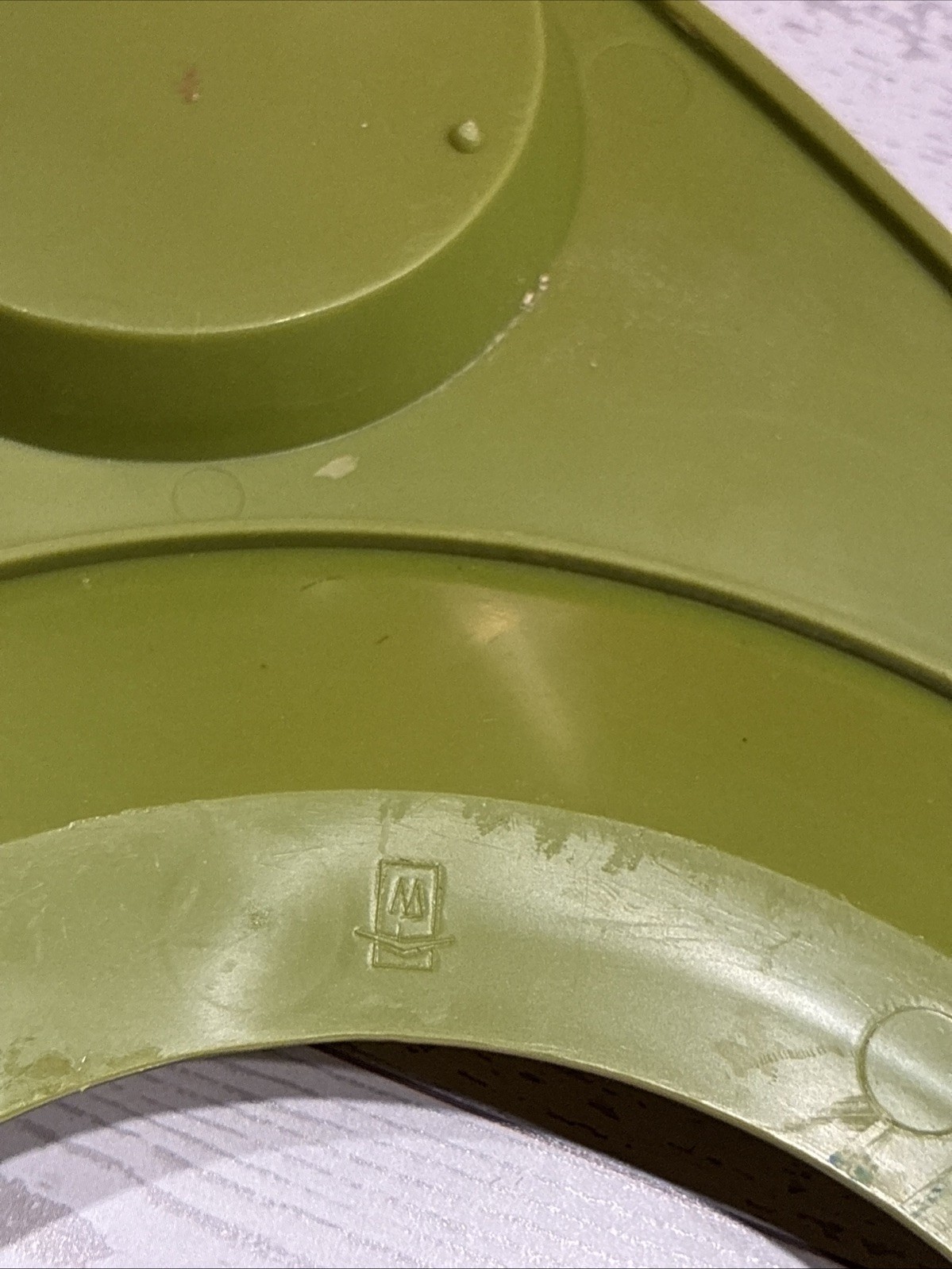 Better Maid Paper Plate and Cup Holders Avocado Green / Orange Set of 9 Vintage