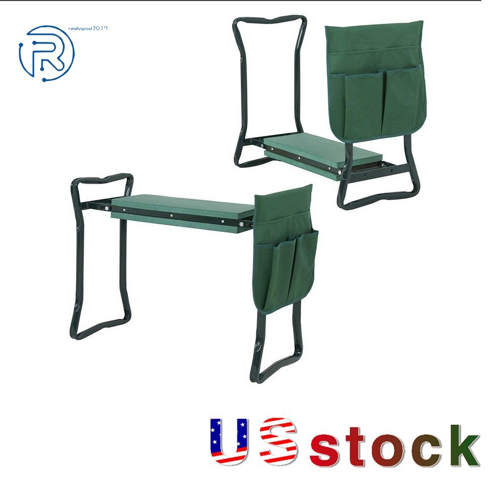 Garden Kneeler and Seat Stool Garden Bench Foldable Kneeler Stool Folding Stool