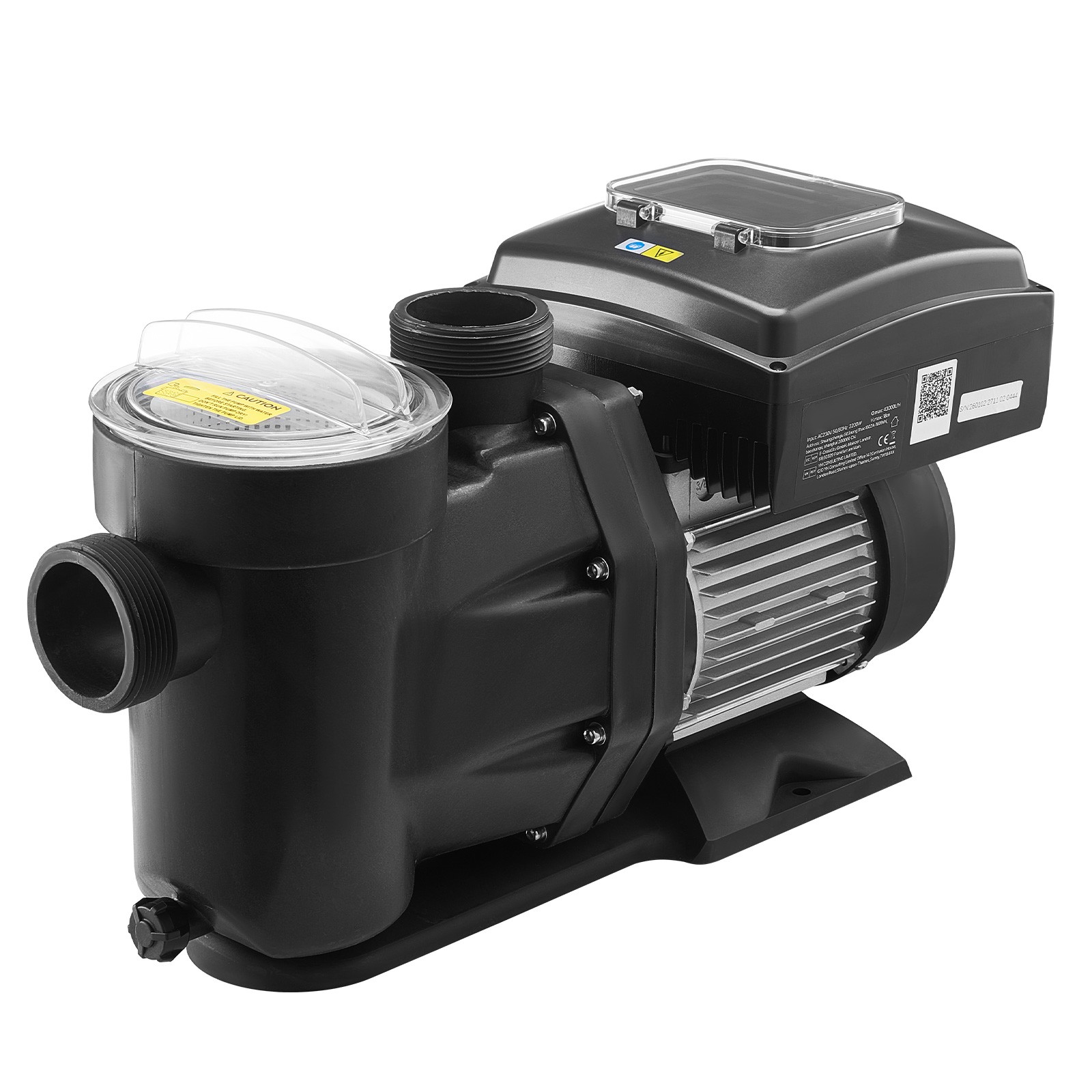 Uimoso Variable Speed Pool Pump 3 HP 220V 190 GPM for Pools
