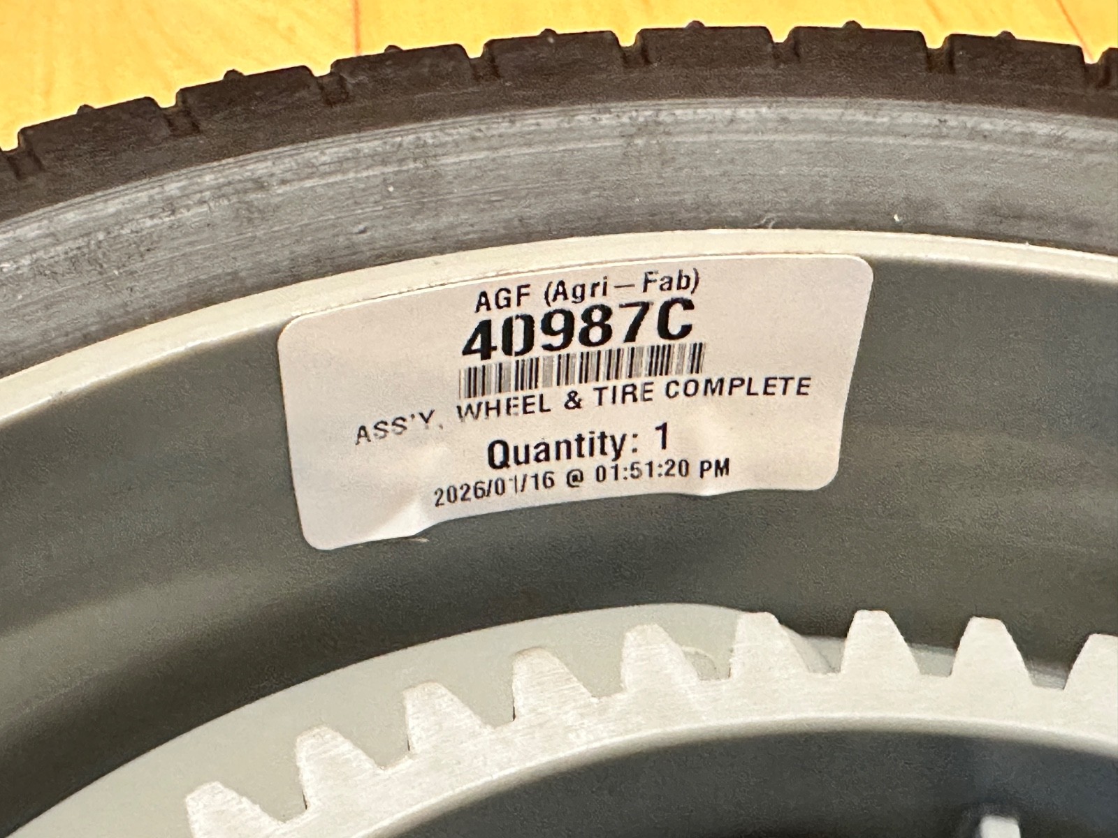 Agri-Fab Wheel & Tire Complete Assembly | 40987C (Set of 2)