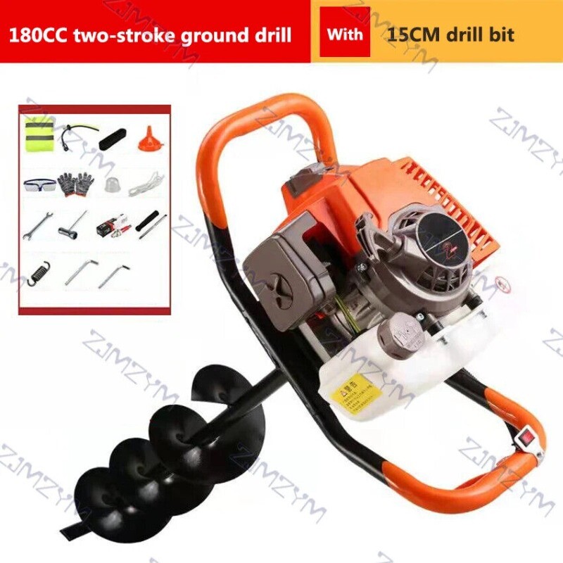 High Power Gasoline Ground Drill Planting Pling Hole Drilling Machine Tree