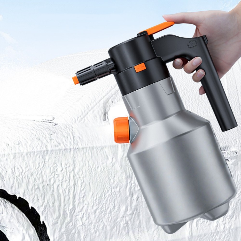 Electric Foam Sprayers 2L Pressurized Rechargeable Home Garden Car Wash Cleaning