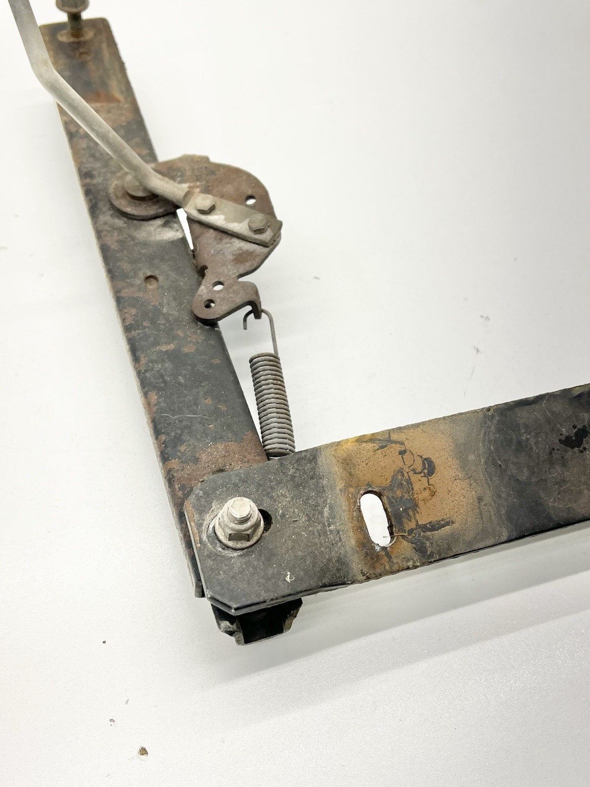 2007 John Deere 2500B Greens Mower Seat Mount Bracket Adjuster Lever AM103000