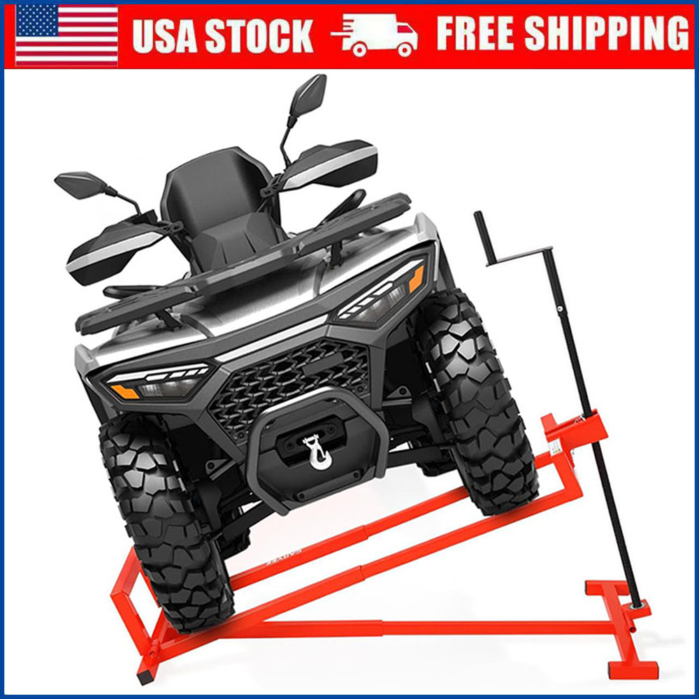 880 Lbs Capacity Lawn Mower Lift Jack Heavy Duty Anti-Slip for Garden Tractor