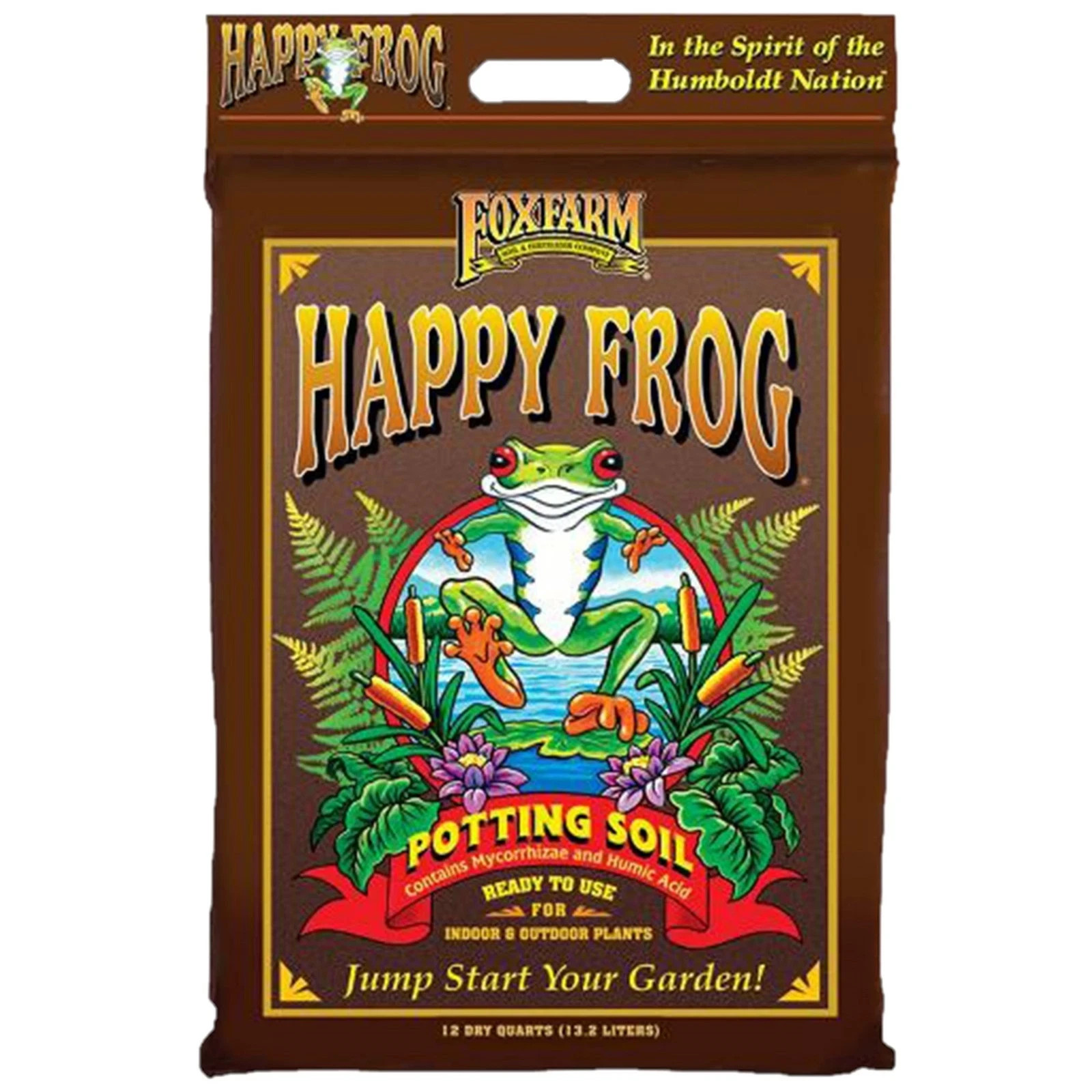 FoxFarm Happy Frog Ready to Use Potting Soil for Indoor and Outdoor Use, 12qt