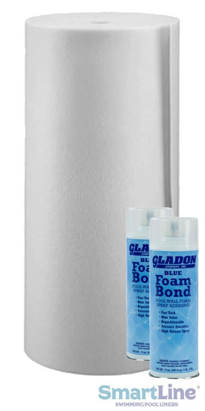 AG85 Aboveground 85 Ft Wall Foam For 15×24 Oval Liner Swimming Pools w/ Adhesive