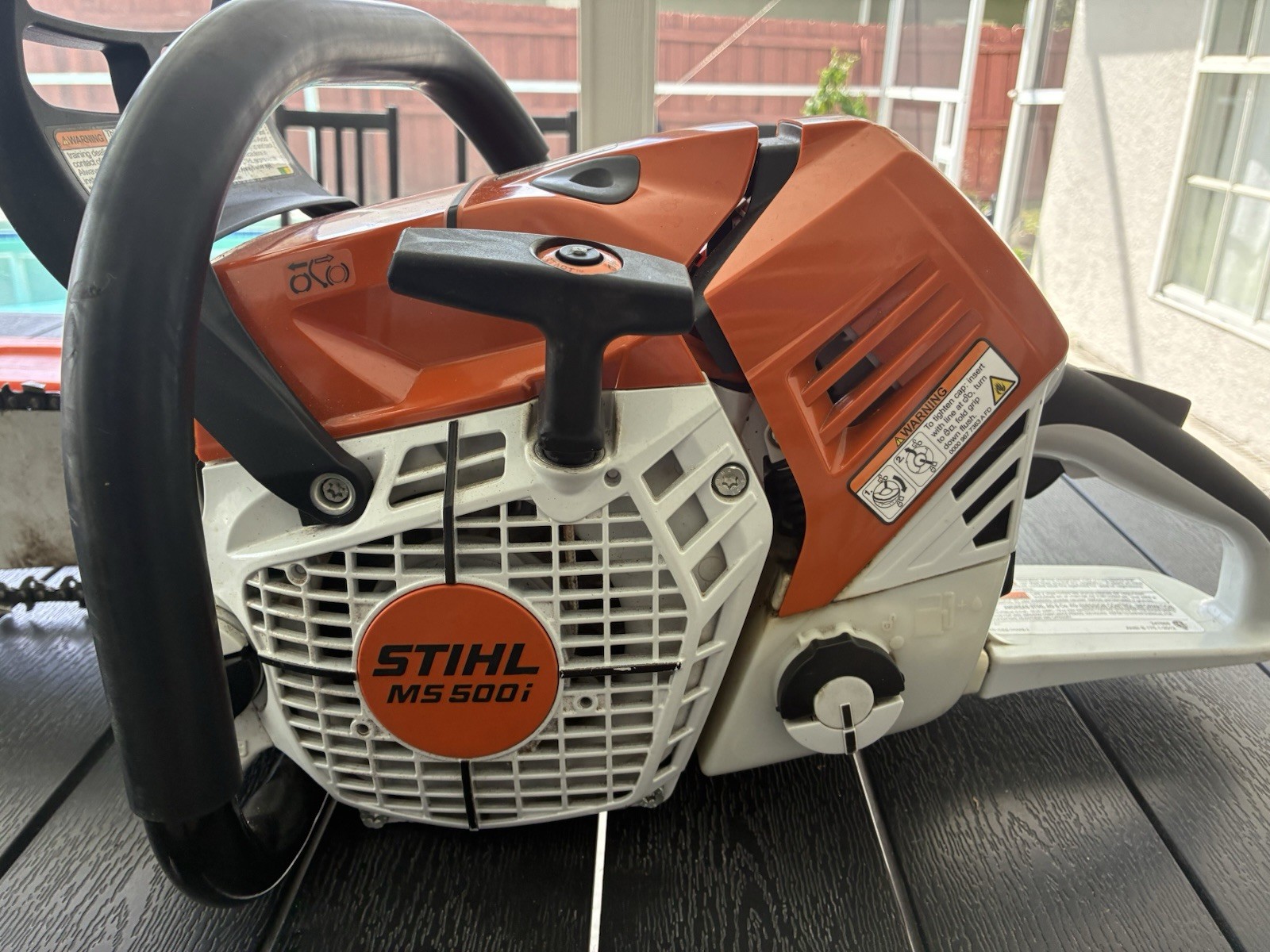 Stihl MS 500i Professional Chainsaw Fired 3 Times