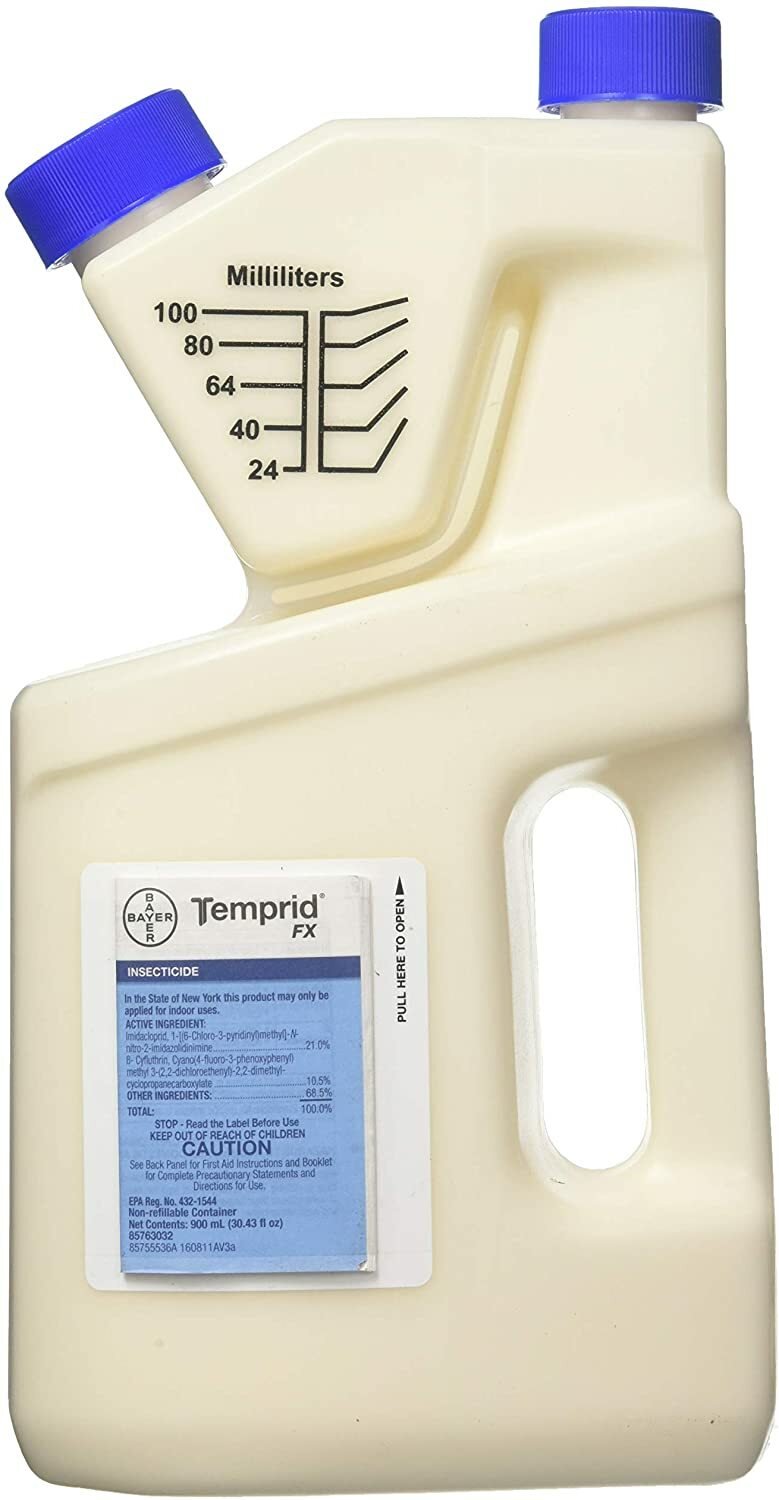 Case of 8 Temprid FX 900ml Eliminates Ants Bed Bugs Fleas Roaches Spiders Ants