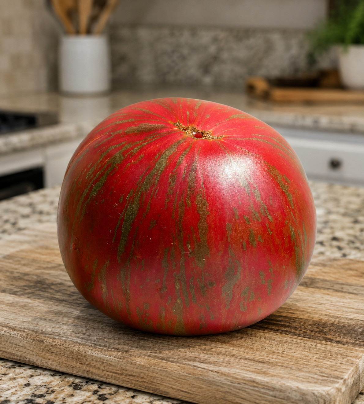 25 Heirloom Pink Berkeley Tie-Dye Tomato Seeds – Legendary Striped Dark Tomato