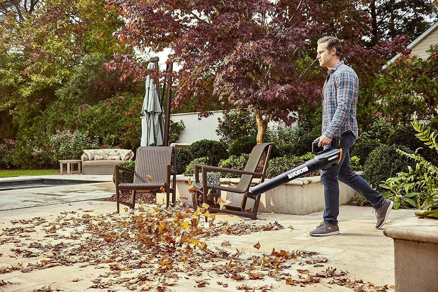 WORX WG547.9 20V PowerShare 2-Speed Cordless Turbine Leaf Blower