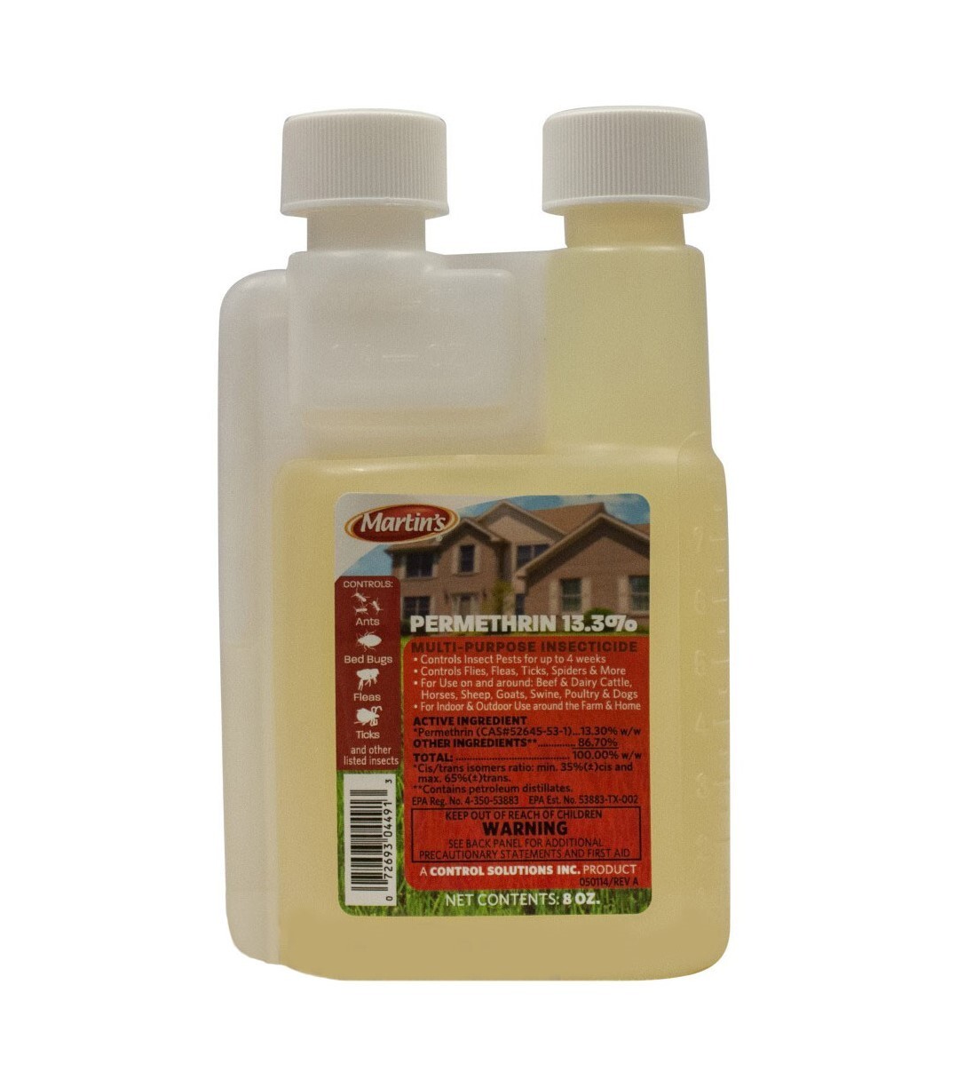 Martin’s Permethrin 13.3% Multi-Purpose Insecticide 8 fl oz by Control Solutions