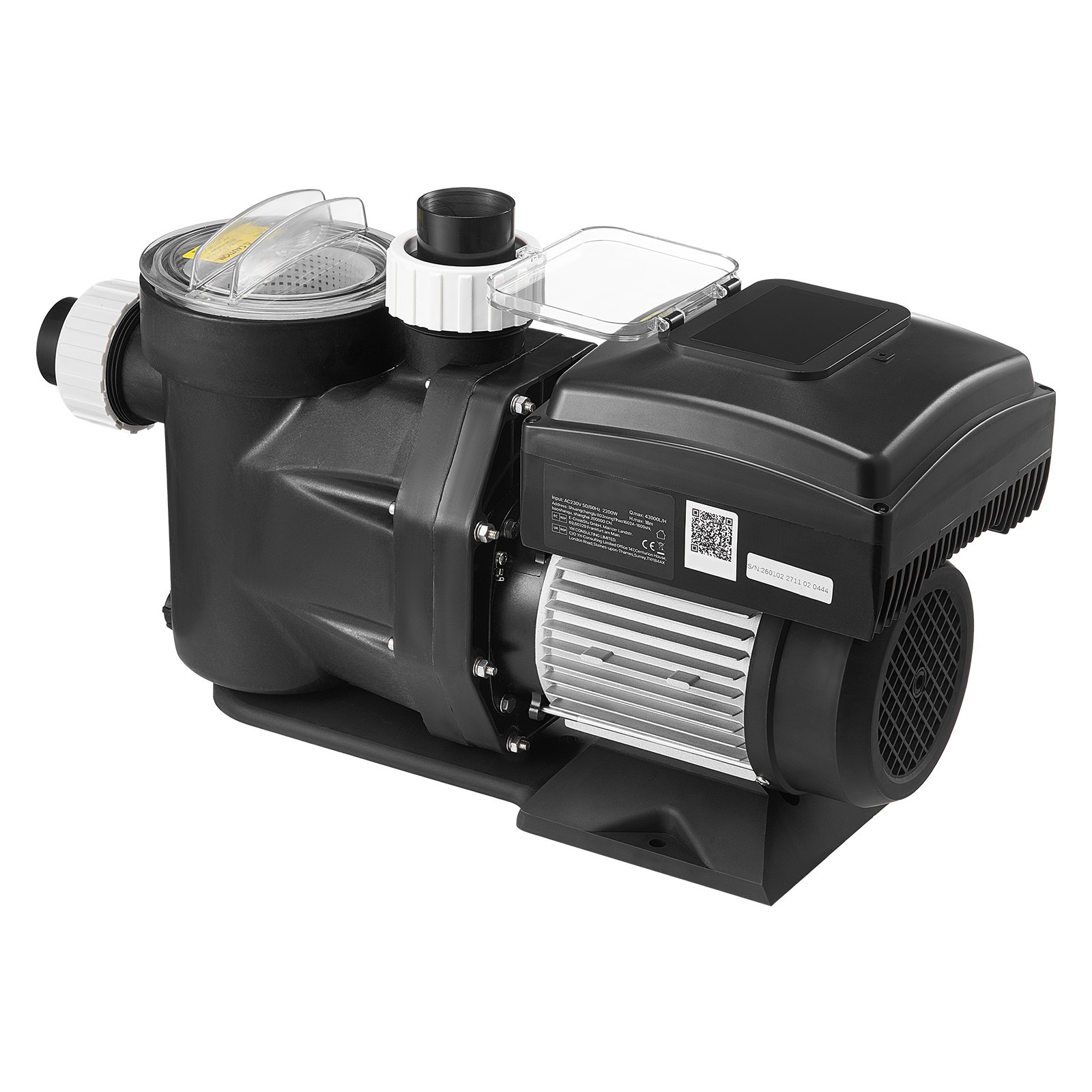 Uimoso Variable Speed Pool Pump 3 HP 220V 190 GPM for Pools