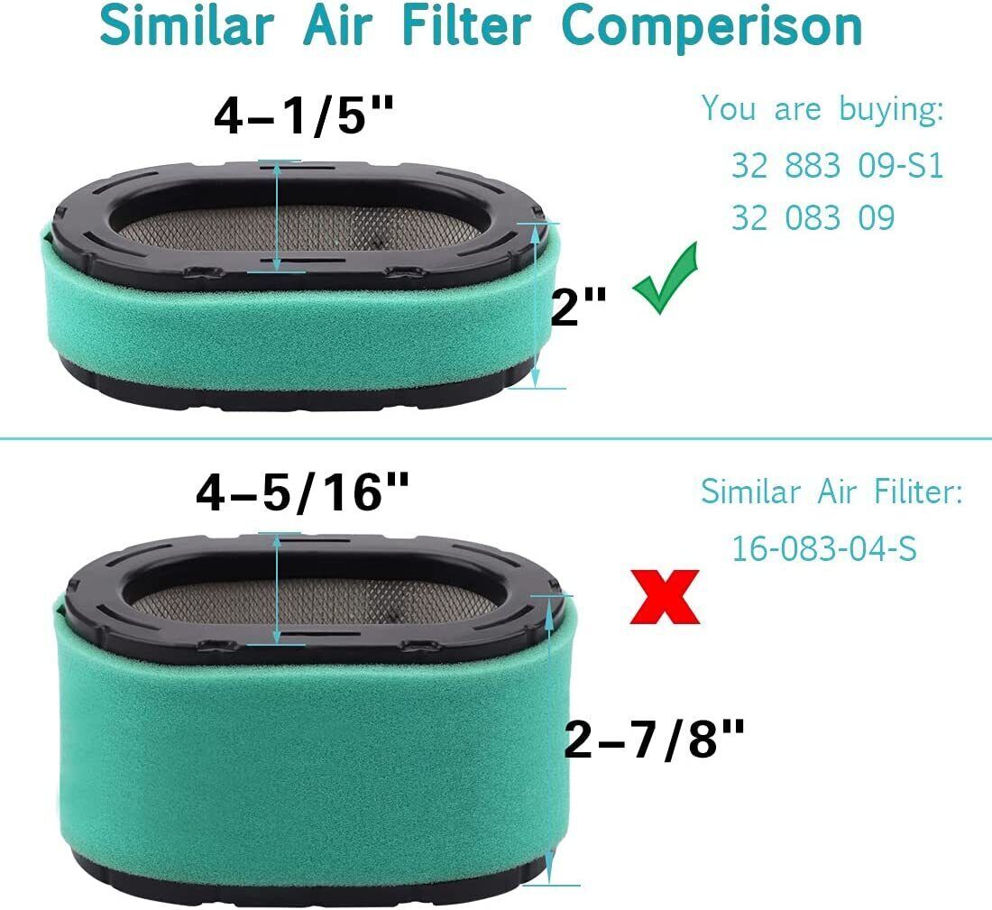 Air Oil filter For Kohler 7000 series engine 32 083 09-S 12 050 01-S & Fuel pump