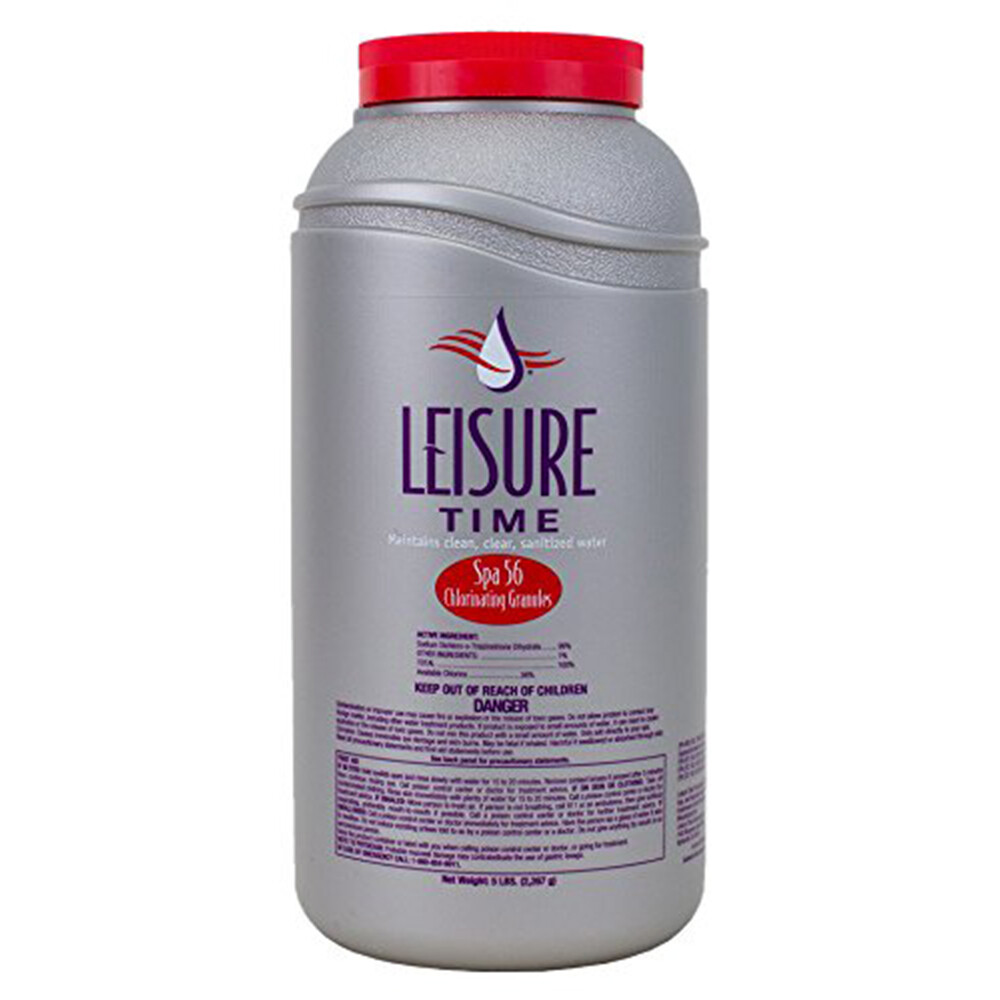 Leisure Time E5 Spa 56 Chlorinating Granules, 5 Pound Maintains Clear Water
