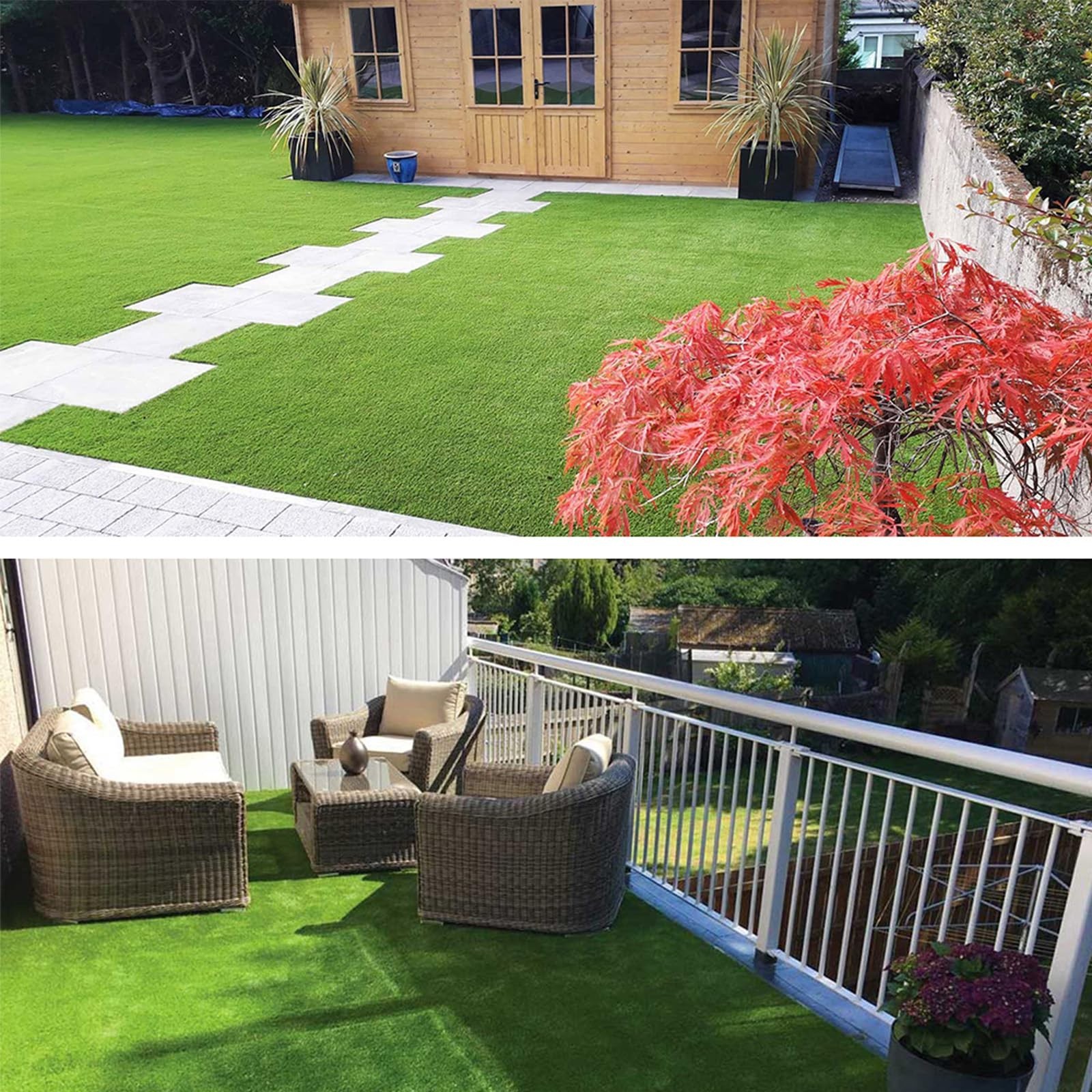NINXANG Artificial Grass Astroturf Rug 6FTx10FT(60 Square FT) Fake Grass Pet