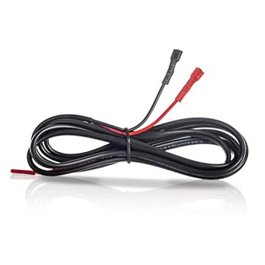 6V/12V Battery Connector Cable, 5 Feet Long, with Red & Black Quick