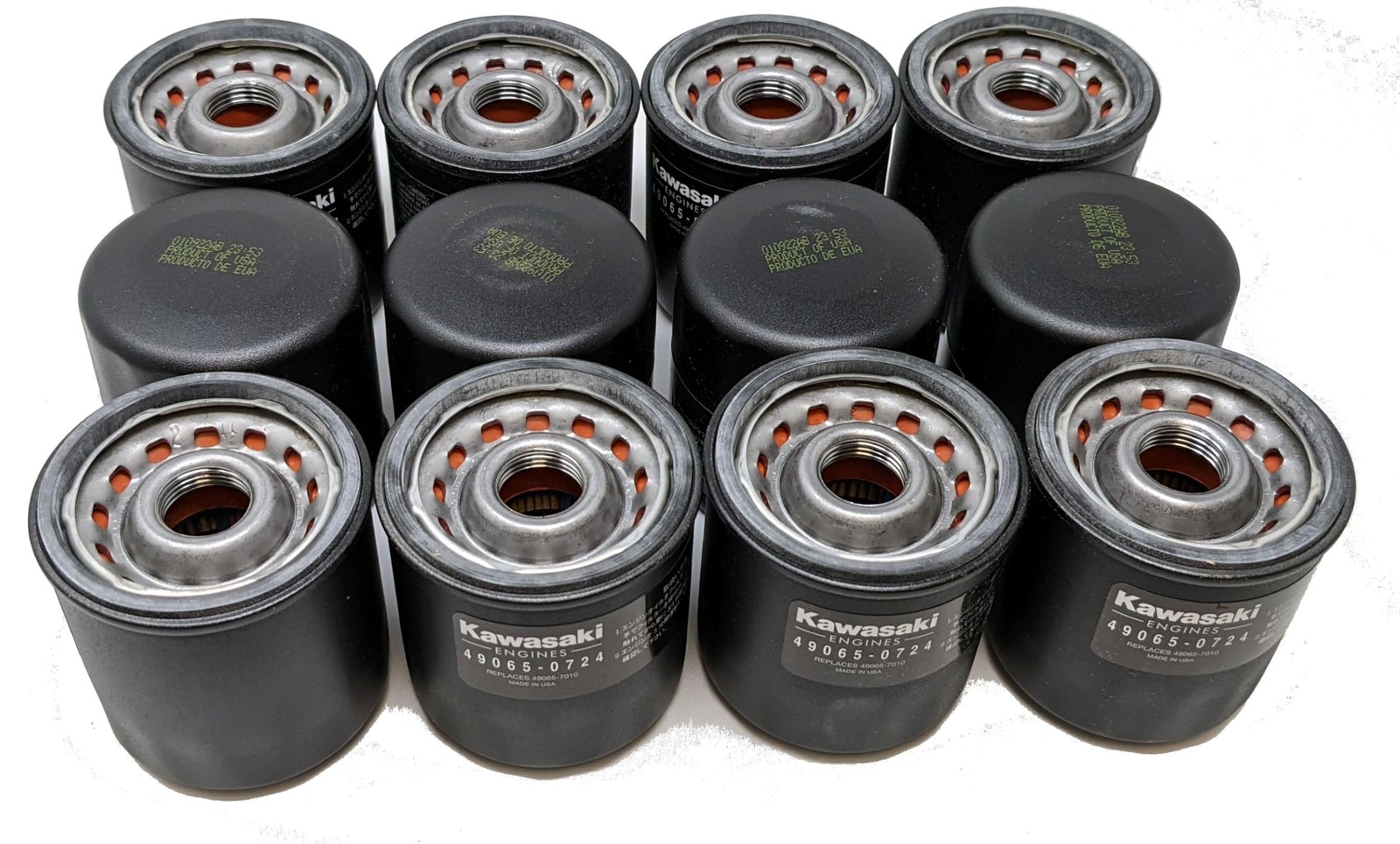 Kawasaki 49065-0724 (Case of 12) Oil Filters Fits 49065-7010 OEM