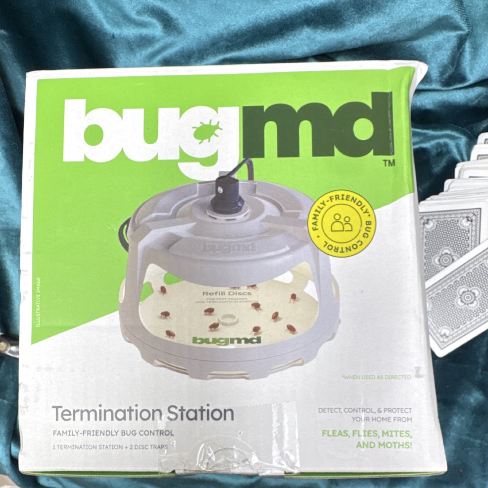 bugmd Termination Station Indoor Bug Control Lamp Pet Safe Child Safe White